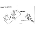 Sears 502475261 caliper brake-synchron diagram