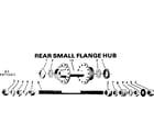 Sears 502475263 rear small flange hub diagram