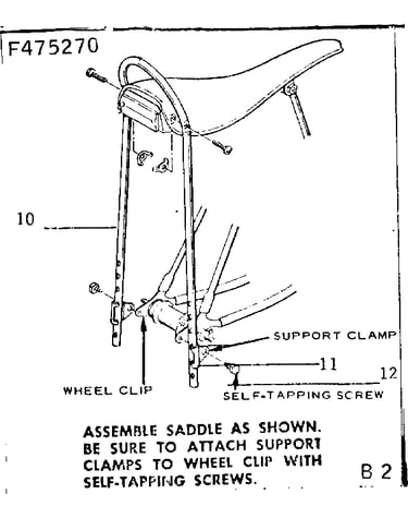 Saddle assembly