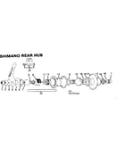 Shimano rear hub