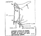 Sears 502475791 saddle assembly diagram