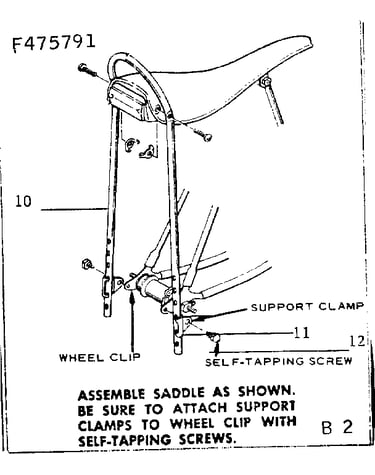 Saddle assembly