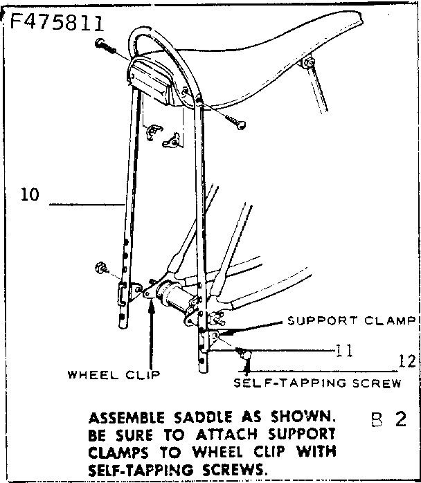 Saddle assembly
