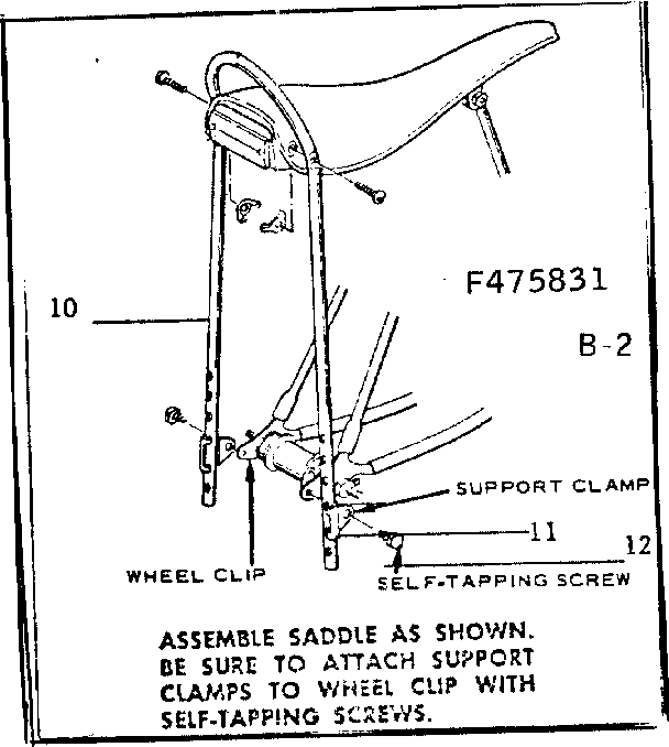 Saddle asm