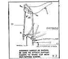 Sears 502475950 saddle assembly diagram