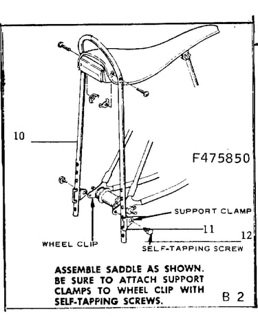 Saddle assembly