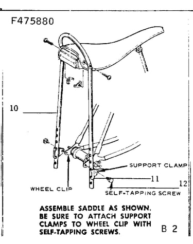 Saddle assembly