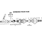 Sears 502479830 shimano rear hub diagram