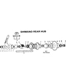 Shimano rear hub