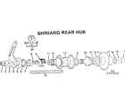 Sears 502479841 shimano rear hub diagram