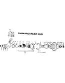Shimano rear hub