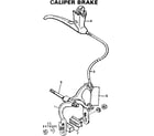 Sears 502479980 caliper brake diagram