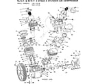 Craftsman 10617318 flywheel and crankcase assembly diagram