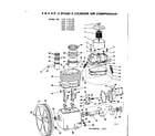 Craftsman 106175330 crankcase and flywheel assembly diagram
