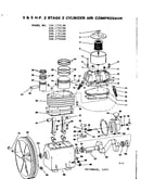 Crankcase and flywheel assembly