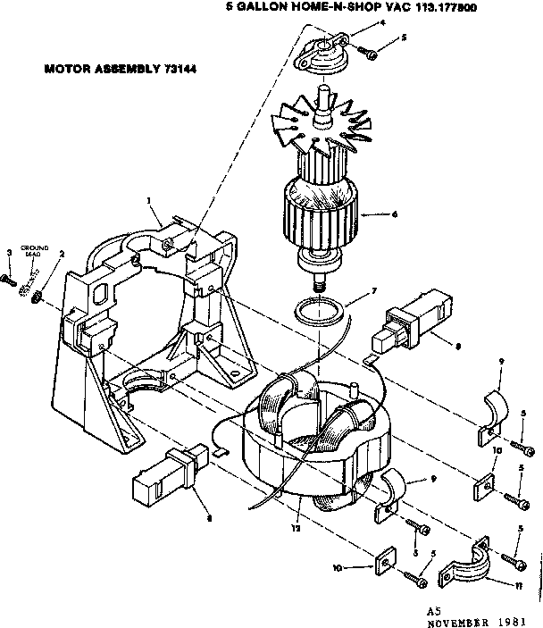 Motor assembly 73144