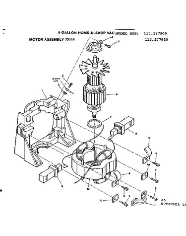 Motor assembly 73114
