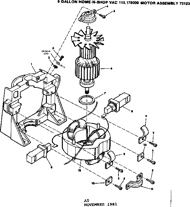 Motor assembly 73123