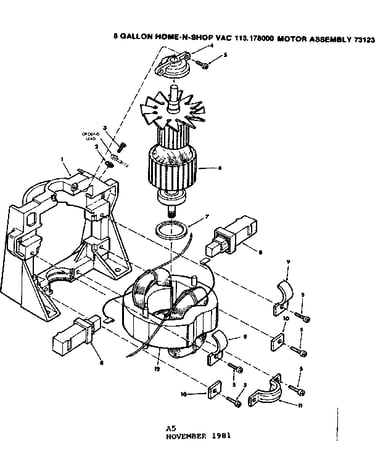 Motor assembly 73123