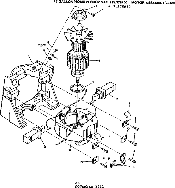 Motor assembly 73132