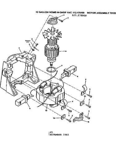 Motor assembly 73132