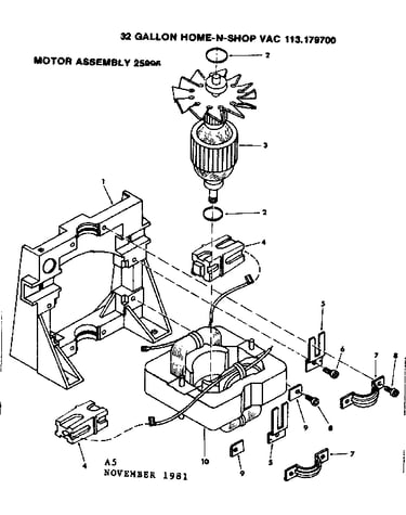 Motor assembly 25996