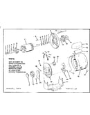 2 h.p. belted fan & blower capacitor start a.c. motor
