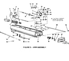 Craftsman 113195250 arm assembly diagram