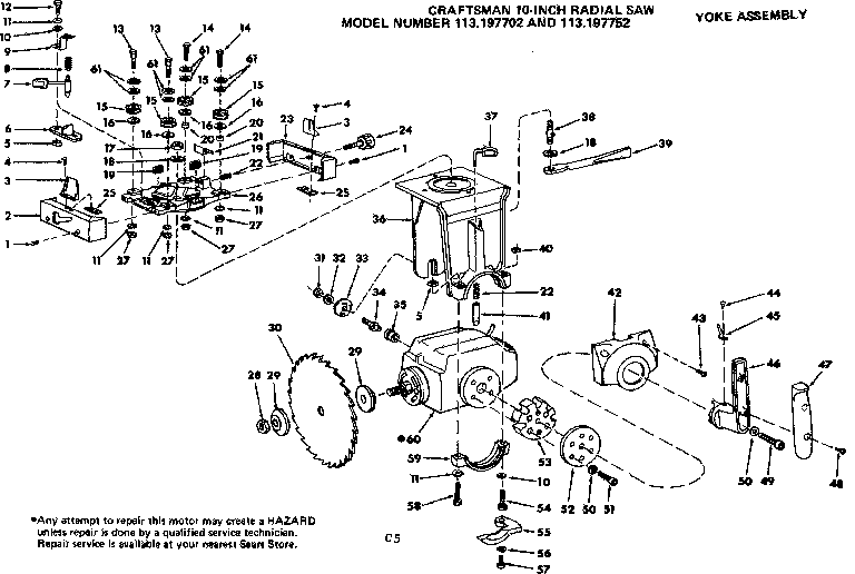 Yoke assembly