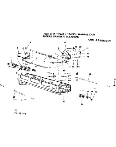 Arm assembly