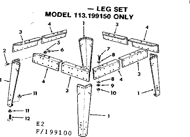 Leg set