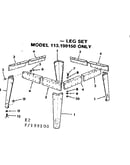 Leg set