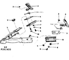 Craftsman 113201420 handle assembly diagram
