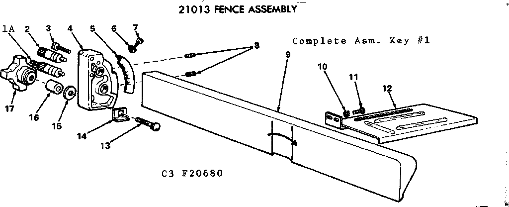 Fence assembly