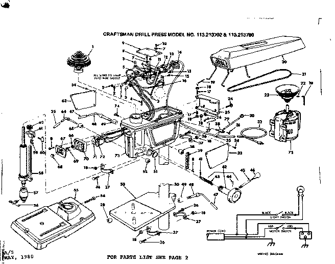 2 in. drill press
