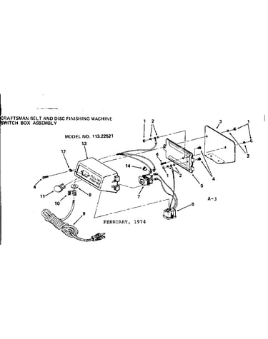 Switch box assembly