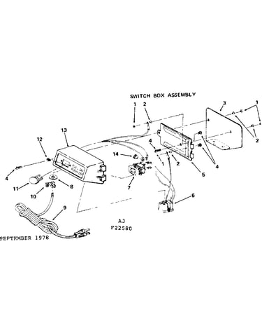 Switch box assembly
