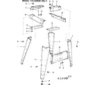 Craftsman 11322580 sander/legs and motor diagram