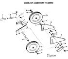 Craftsman 113229690 wheel kit accessory diagram