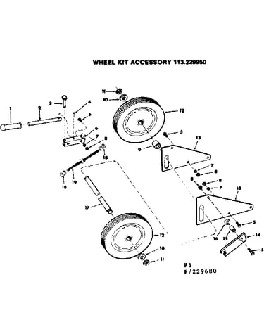 Wheel kit accessory