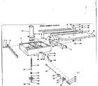Craftsman 11323111 rip fence and base assembly diagram