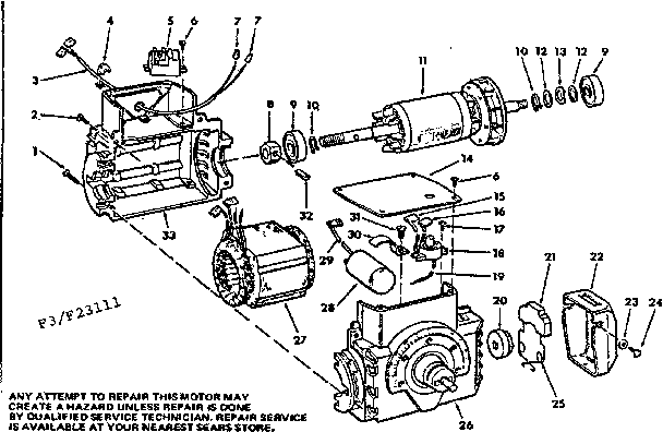 Motor breakdown
