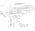 Craftsman 11323112 rip fence and base assembly diagram