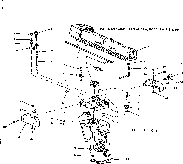 RADIAL ARM ASSEMBLY