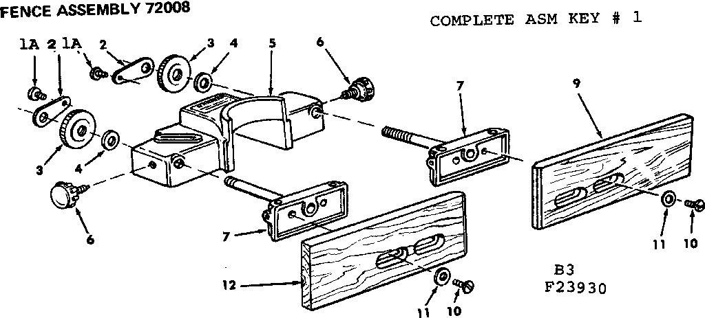 Fence assembly