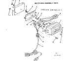 Craftsman 11323930 switch box assembly diagram