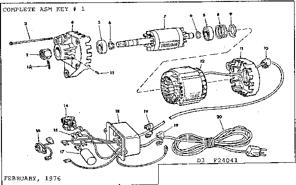 MOTOR AND CONTROL BOX ASM.