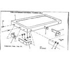 Craftsman 113240421 table ext for model 113.240421 only diagram