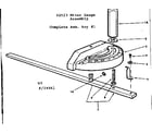 Craftsman 11324041 miter gauge assembly diagram