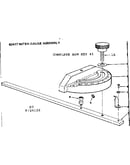Miter gauge assembly